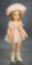 Composition Wendy-Ann in Pink Organdy Stylish Costume, 1938 200/300