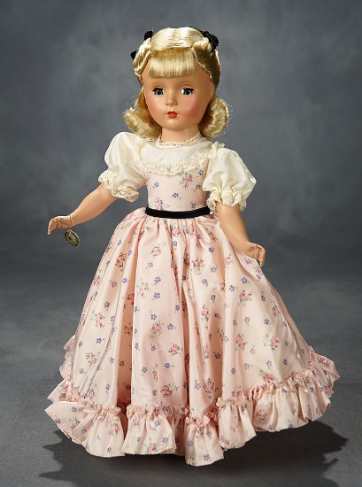 "Amy" from "Little Women" in Pink Taffeta Faille Gown, Original Box, Fashion Award, 1951 500/700