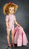 Rare Cissy in Three-Piece Pink and White Striped Ensemble, 1956 600/900