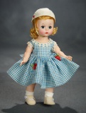 Rare Blonde Alexander-Kins in Blue and White Sundress, 1958 300/500