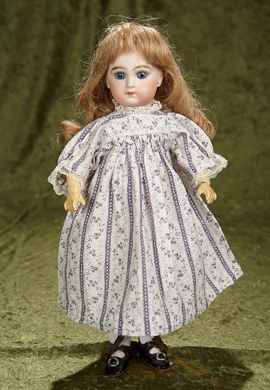 13" Rare German bisque closed mouth doll by Dehler in the Jumeau look-alike manner. $1200/1500