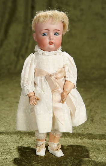 11" Petite German bisque child, 1299, by Simon and Halbig. $500/700
