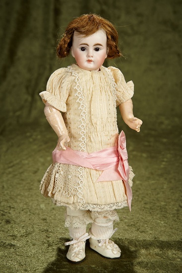 12" Sonneberg bisque doll with closed mouth, model 204, by Bahr and Proschild. $300/400