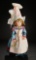 French Bisque Bebe in Original Traditional Costume of Normandy with Jumeau Gilt Label 800/1100