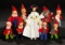 German Cloth Miniature Dolls 