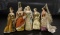Five Rare German Bisque Theatrical Performers in Renaissance Era Costumes 800/1100