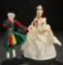 Two German Cloth Miniature Dolls Depicting 18th Century Court Couple by BAPS 200/300