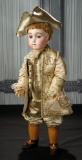 French Bisque Blue-Eyed Bebe Triste in Marquis Costume by Emile Jumeau, Size 9 11,000/15,000