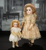 Beautiful French Bisque Bebe A.T. by Andre Thuillier in Lovely Antique Costume 11,000/16,000