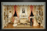 Grand Dollhouse Room as Elegantly-Fitted French Salon 1100/1500
