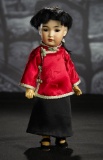 Petite German Amber-Tinted Bisque Asian Child, 1329, by Simon & Halbig 800/1000