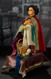 French Musical Automaton of Moroccan Peddler Lady with Wares by Leopold Lambert 6000/8000