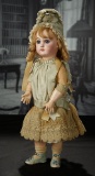 French Bisque Bebe by Emile Jumeau in Lovely Antique Costume 3000/3800