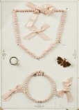 Set of French Jewelry for Bebe on Original Store Card 300/500