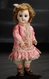 Petite French Bisque Brown-Eyed Bebe, Size 2, by Emile Jumeau 2800/3500