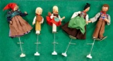 German Cloth Puppets and Props from 