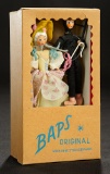 German Chimney Sweep and Shepherdess Puppets in Original Display Box by BAPS 150/200