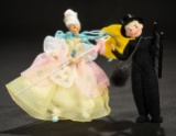 German Chimney Sweep and Shepherdess Miniature Dolls by BAPS 150/250