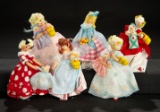 Six Cloth Miniature Children in the Mid-1800s Manner by BAPS 200/300