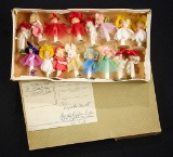 Collection of Flower Children as Party Favors in Original Box Mailed to Huguette Clark 200/300