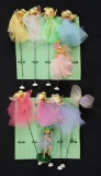 Seven German Cloth Puppets as Angel Children and Two Flower Dolls by BAPS 300/400