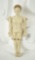 Tiny Carved Bone Articulated Doll with Sculpted Hair 500/700