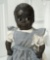 Very Rare American Paper Mache Black Character Doll 