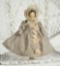 All-Original Grodnertal Miniature Doll with Carved Tuck Comb and Wonderful Costume 500/700