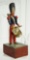Early French Wooden Handwind Toy Soldier with Drum 800/1000