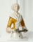 German Porcelain Half-Doll with Rare Brown Blouse Known as Baker's Cocoa Lady 300/500