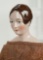 Very Fine German Porcelain Lady with Brown Sculpted Chignon  3000/4000