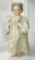 Rare French Paper Mache Doll, Laminated Cloth Body Attributed to Brouillet-Cacheleux 2500/3500