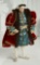 American Porcelain Portrait Doll of King Henry VIII by Martha Thompson 1100/1500
