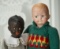 Rare Tiny German Black-Complexioned Bisque Character by Gebruder Heubach 700/900