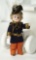 All-Bisque Miniature Doll for the French Market in Original Military Costume 400/500