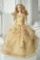 German Bisque Half-Doll with Glass Eyes and Jointed Arms 400/500