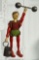 American Wooden Gent Acrobat with Weights by Schoenhut 700/900