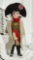 All-Bisque Miniature Doll in Wonderful Original Uniform, for the French Market 700/900