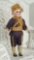 German Bisque Miniature Doll in Uniform by Gebruder Kuhnlenz 300/400