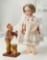 Rare French Paper Mache Nodder with Original Paper Label 700/900