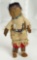 Native American Doll with Simplistic Expression 300/500