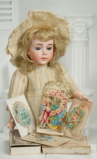 Rare German Bisque Character Known as "Wendy", Model 2033, by Bruno Schmidt 7000/9000 