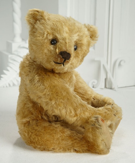 Rare German Apricot Mohair Teddy with Center Seam by Steiff 4500/6500