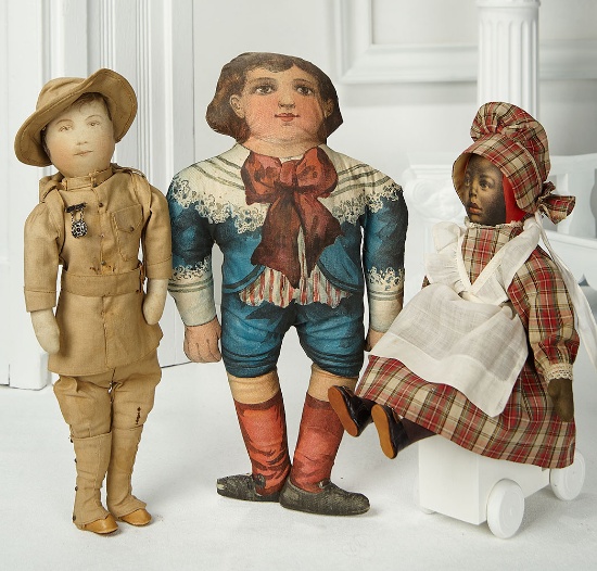 American Cloth Doll of Young Boy by Art Fabric  400/500