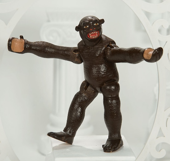 American Wooden Gorilla, Style I, from Humpty Dumpty Circus by Schoenhut 2000/2500