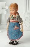 German Cloth Character, Series I, by Kathe Kruse in Original Costume 2000/2500 