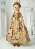 Outstanding 18th Century English Wooden Doll 