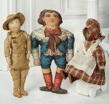 American Cloth Doll of Young Boy by Art Fabric  400/500