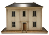 English Wooden Dollhouse in Fine Original State  8000/12,000