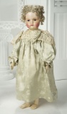 Rare French Paper Mache Doll, Laminated Cloth Body Attributed to Brouillet-Cacheleux 2500/3500